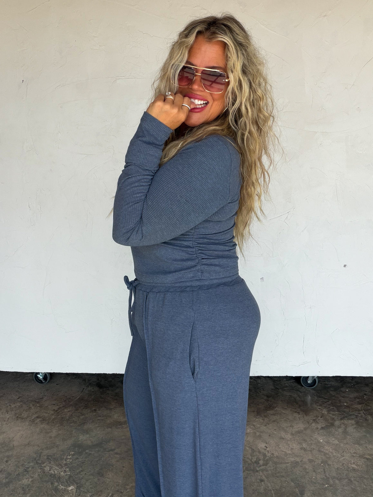 PREORDER: Sunday Ribbed Lounge Set // ETA week of 11/2–11/16 // ships free — image 05