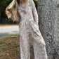 Brown Camo Twist Ribbed Wide Leg Jumpsuit — image 05