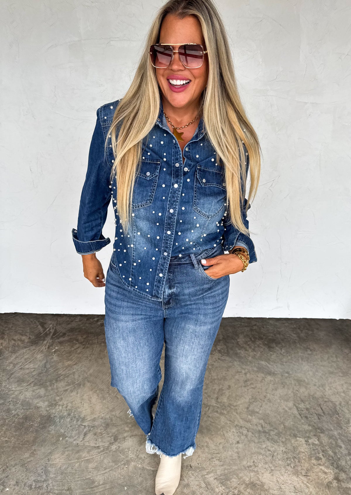 Dolly Denim Top — image 05