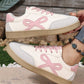 Pink Cute Bow Patch Color Block PU Leather Sneakers — image 05