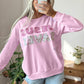 Pink JESUS SAVES Patchwork Stars Plaid Floral Letters Baggy Sweatshirt — image 05
