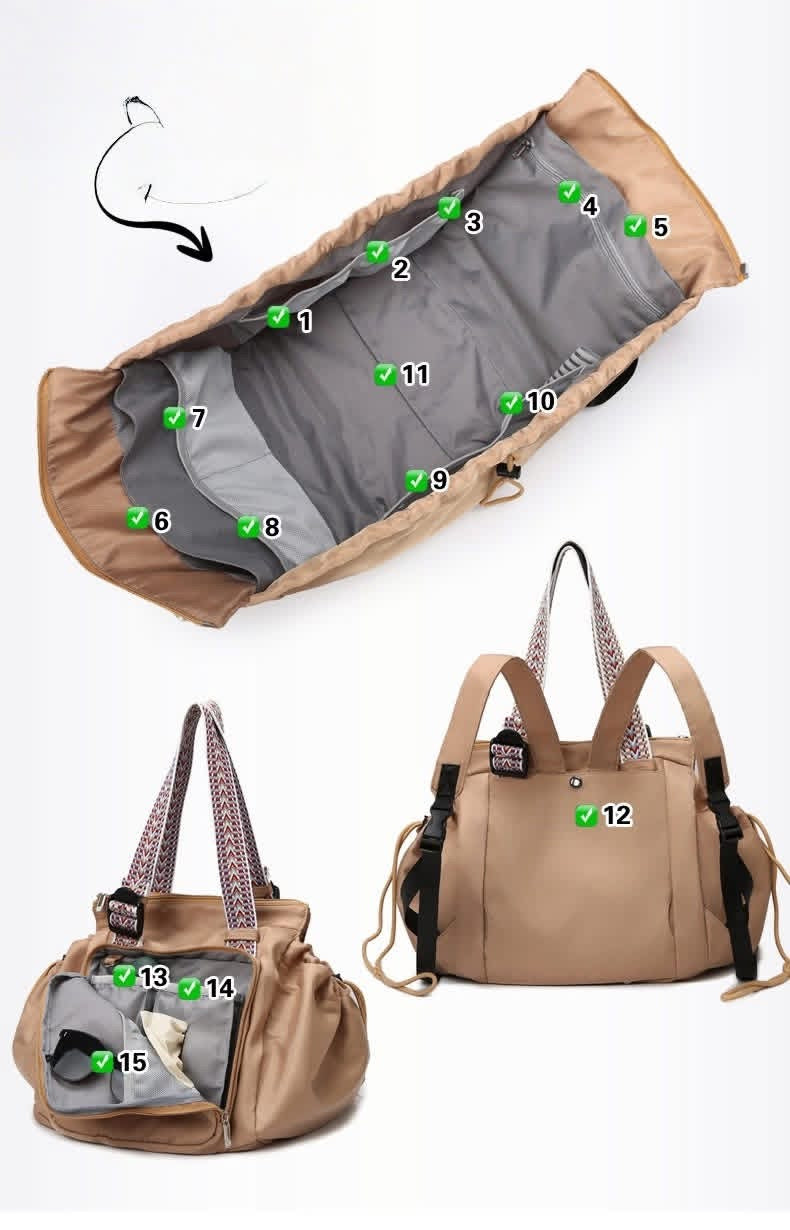 PREORDER: Expandable Weekender Tote // eta 4-6 weeks