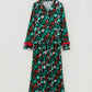 Green Festive Bow Print 2pcs Pajama Pant Set — image 06