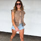 Molly Tie Front Denim Vest — image 06
