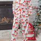 Red Christmas Bow Print Long 2pcs Pajama Set — image 06