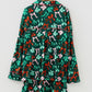 Green Festive Bow Print Long Sleeve Shirt and Pajama Short Set — image 07