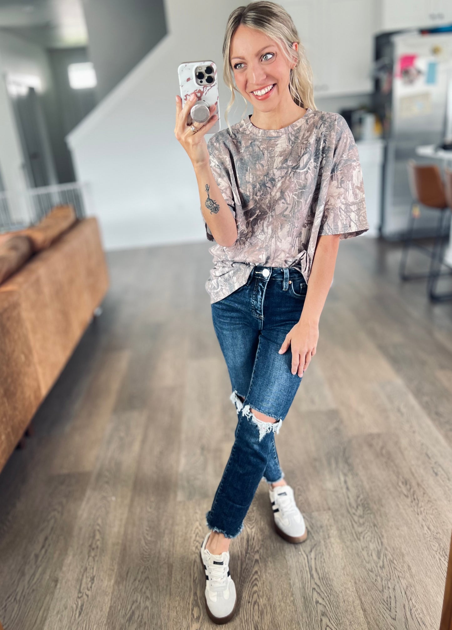 PREORDER: Dark Camo Oversized Tee // eta 3-4 weeks
