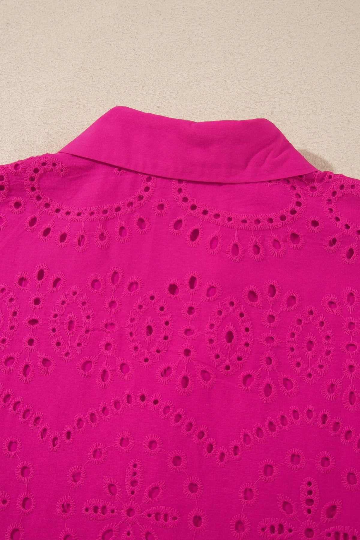 Black Solid Color Eyelet Embroidered T Shirt Mini Dress — image 07