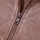 Chestnut Vintage Half-Zip Long Sleeve Ribbed Cuffs Hem Shift Silhouette Sweatshirt — image 07
