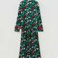 Green Festive Bow Print 2pcs Pajama Pant Set — image 07