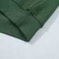 Blackish Green Striped Bow Graphic Oversized Sweatshirt — image 07