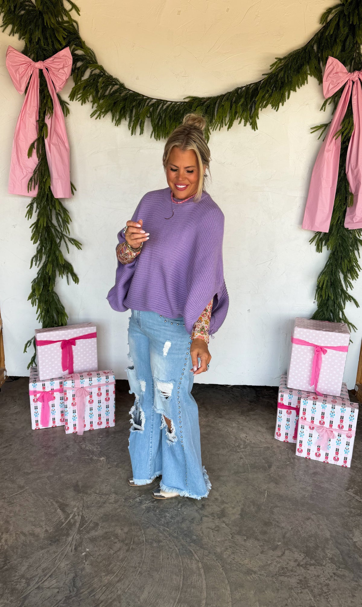 Pastel Meg Pullover Poncho — image 07