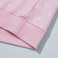 Pink Polka Dot Print Metal Button Collar Casual Pullover Sweatshirt — image 07