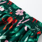 Green Festive Bow Print Long Sleeve Shirt and Pajama Short Set — image 08