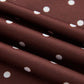Brown Polka Dot Print Metal Button Collar Casual Pullover Sweatshirt — image 08