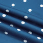 Blue Polka Dot Print Metal Button Collar Casual Pullover Sweatshirt — image 08