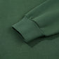 Blackish Green Striped Bow Graphic Oversized Sweatshirt — image 08