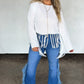 PREORDER: On the Fringe Flare Jeans // ETA mid–late December — image 08