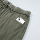 Mineral Wash Seam Detail Flare Leg Drawstring Pants — image 08