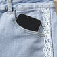 Beau Blue Lace Trim Casual Full-Length Regular Fit Jeans — image 08