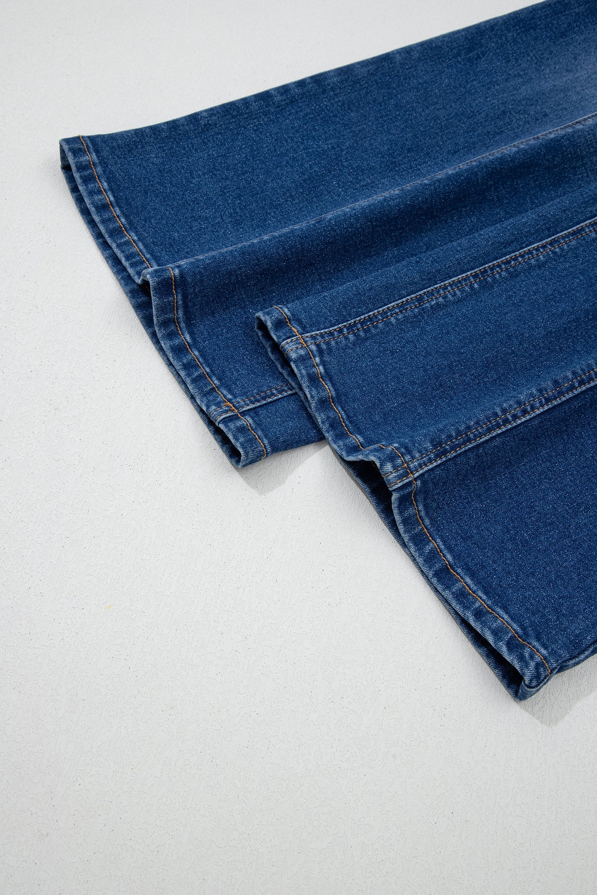 Sky Blue Tailored Seam Detail Womens Shift Jeans — image 09