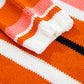 Orange Stripe Drop Shoulder Cropped Pullover Sweater — image 09