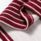 Red Stripe Drop Shoulder Long Sleeve Top — image 09