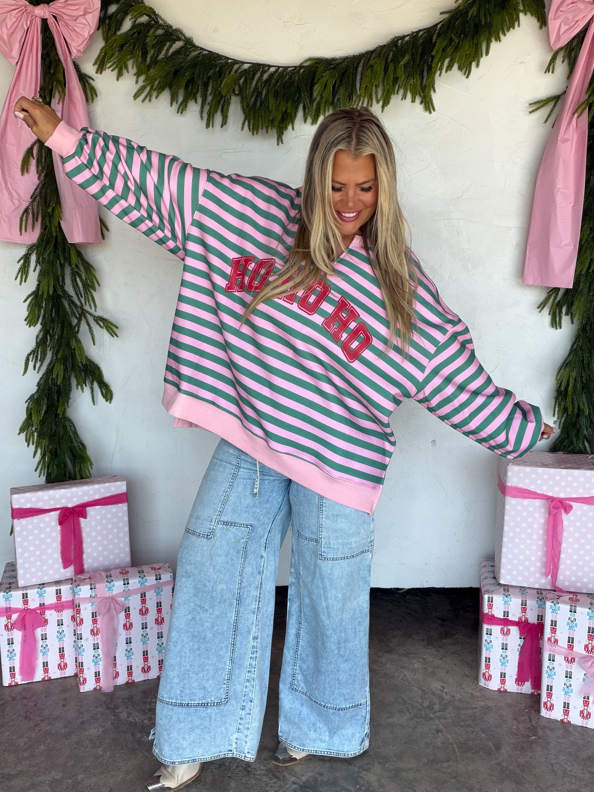 PREORDER: 2nd Cut Jolly & Merry Oversized Pullover // ETA early–mid December — image 09