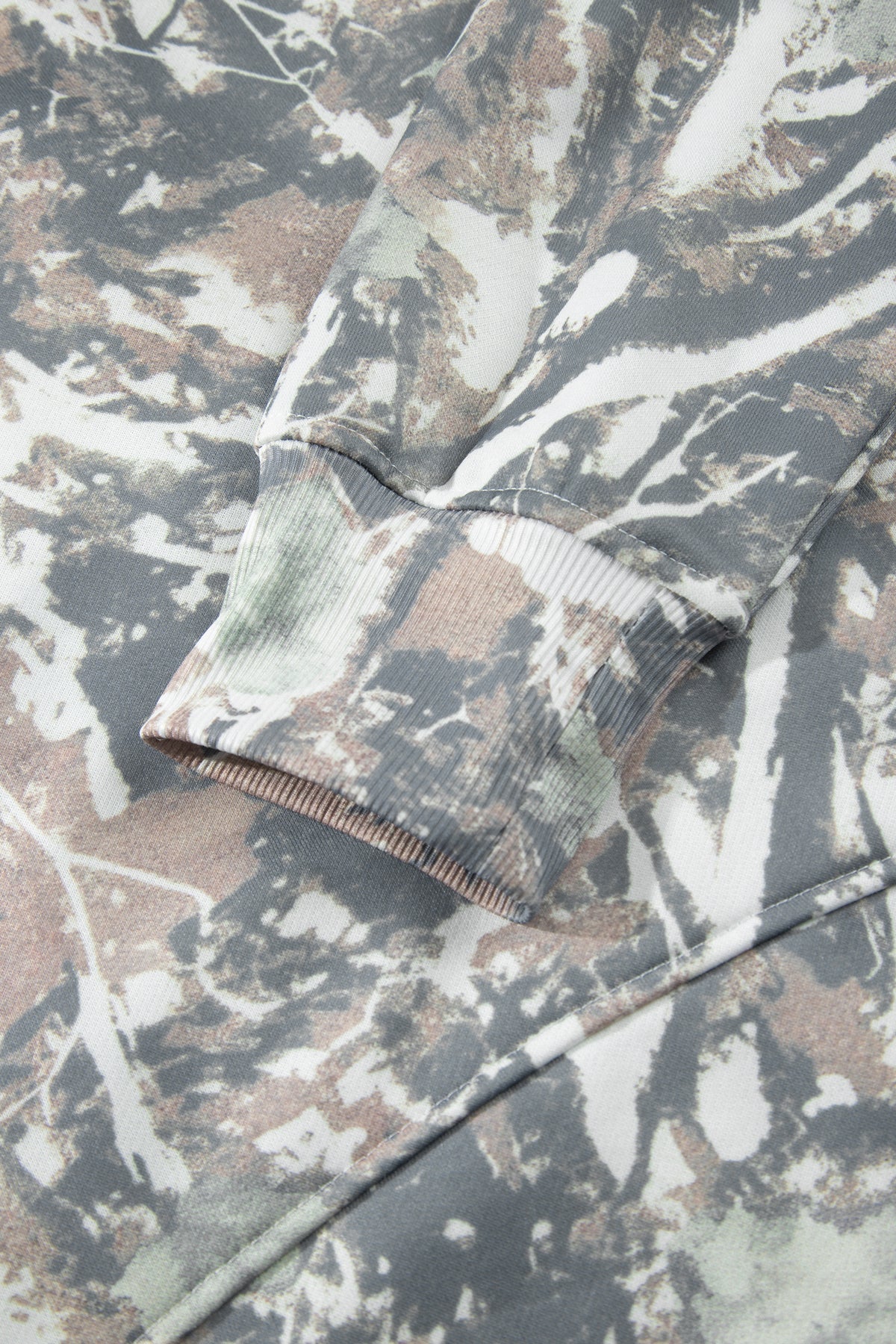 Abstract Camo Quarter Zip Sweatshirt — image 09