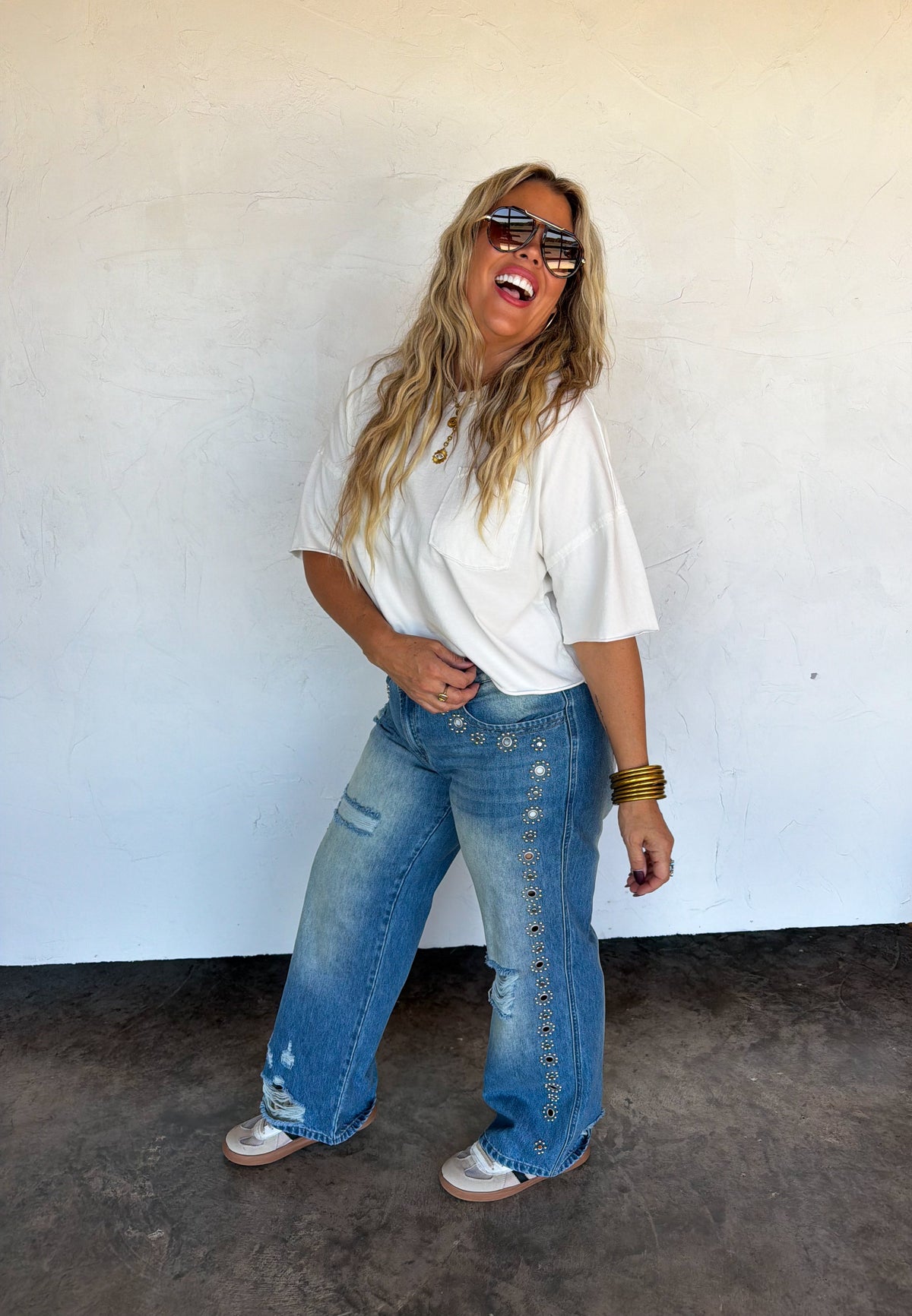 PREORDER: The Jagger Studded Jeans // ETA early–mid January — image 09