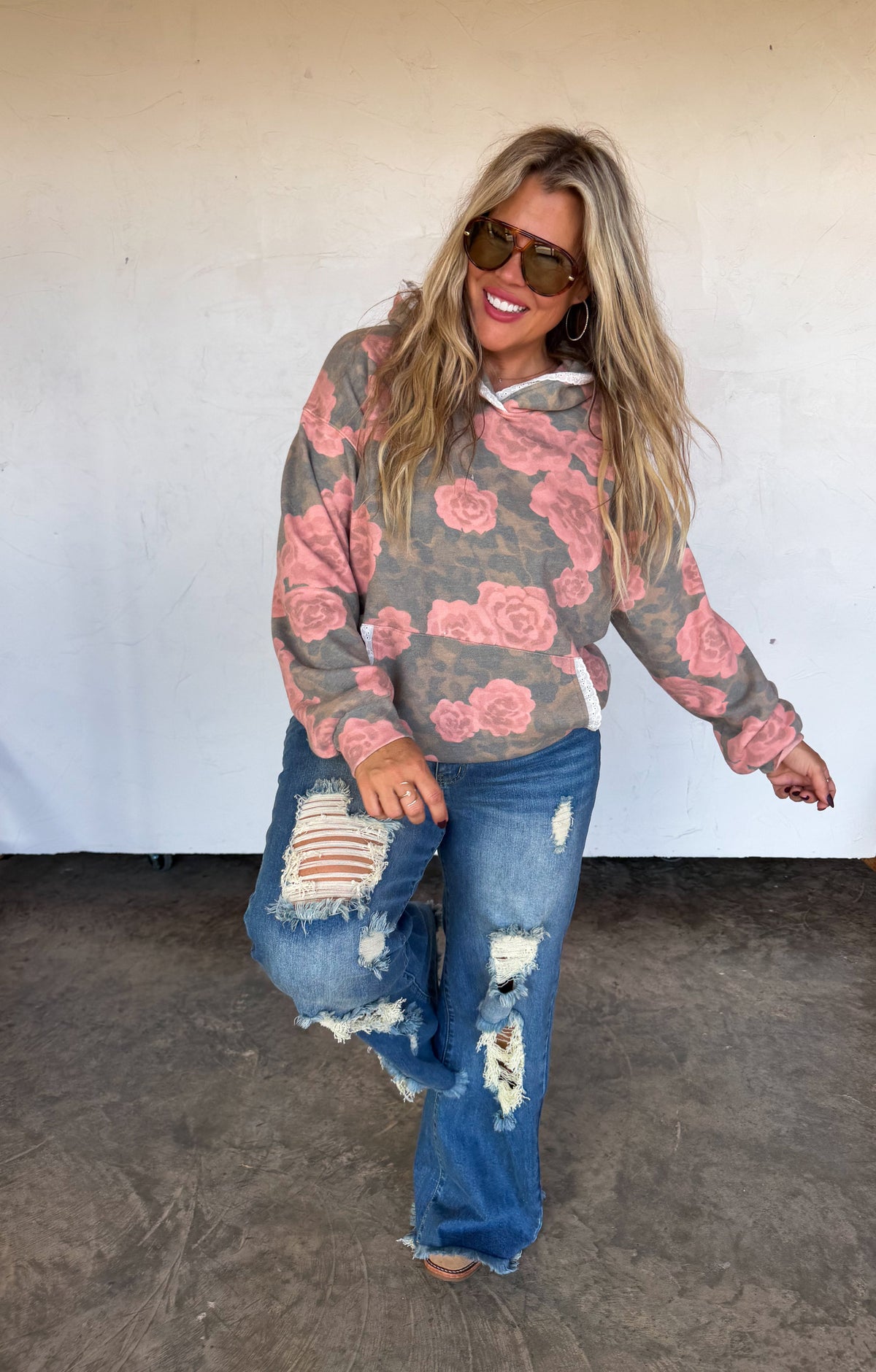 PREORDER: Vintage Rose Hoodie // ETA late December–early January — image 09