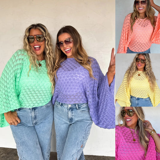 Spring Free Spirit Bell Sleeve Top