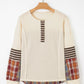 Mabel Plaid Henley