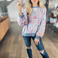 Meadow Breeze Floral Pullover