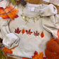 PREORDER: Fall Leaves Embroidered Sweatshirt
