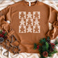Preorder: Checkered Gingerbread Sweatshirt — image 0