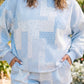 SHIPS FREE TODAY // Sky Blue Patchwork Floral Print Two Piece Set