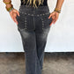 PREORDER: // OFF THE GRID STUDDED JEANS-Distressed and Classic // eta November