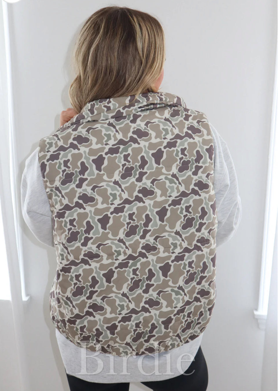 PREORDER: Duck Camo Puffer Vest// eta August