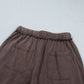 Mineral Wash Seam Detail Flare Leg Drawstring Pants — image 10