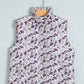 Purple Camo Puffer Zip-Up Stand Neck Sleeveless Vest — image 10