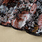 Brown Floral Long Sleeve High Neck Sheath Mesh Blouse — image 10