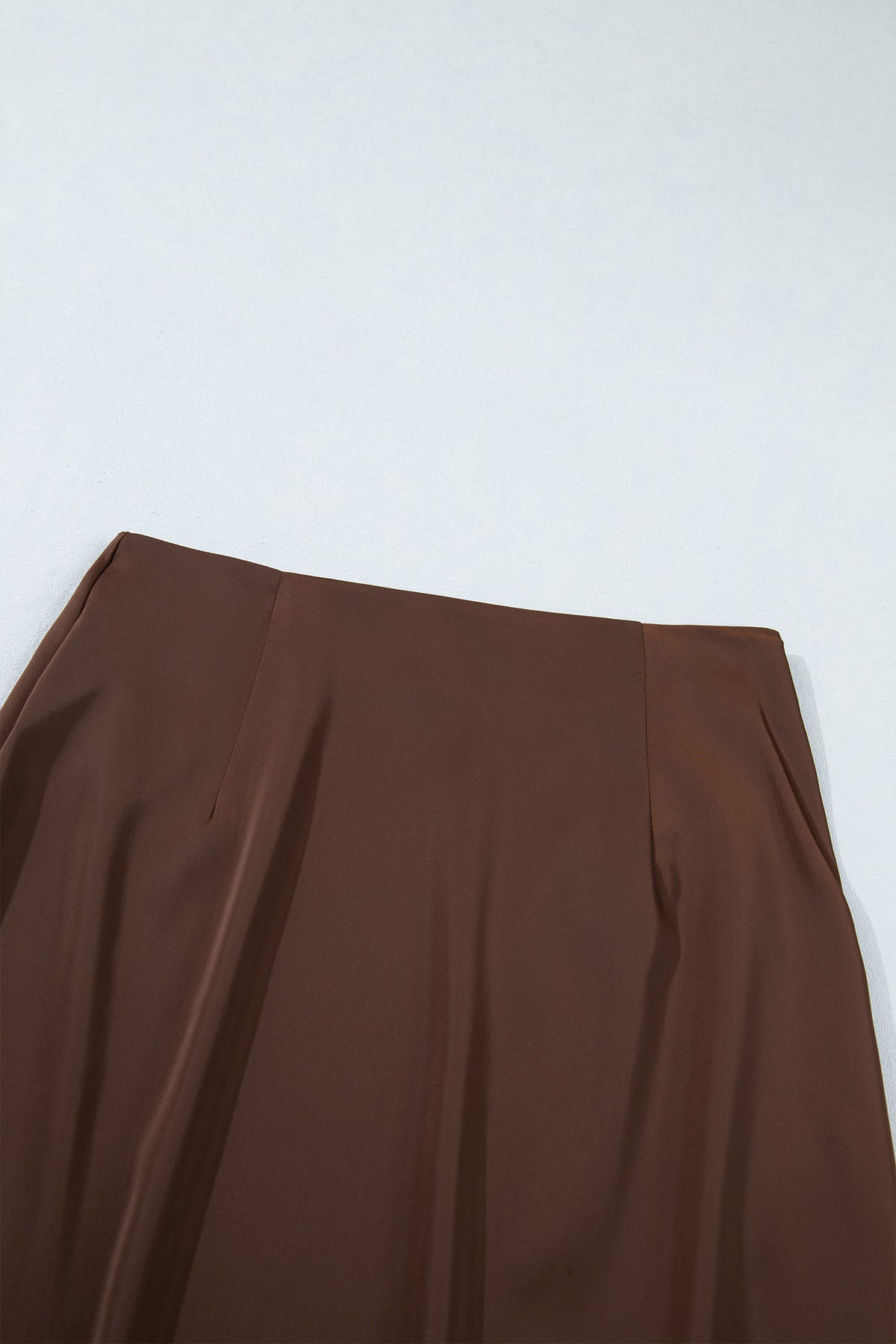 PREORDER // Dark Brown Lace Patchwork Hem Long Skirt // ETA November — image 10
