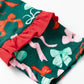 Green Festive Bow Print 2pcs Pajama Pant Set — image 10