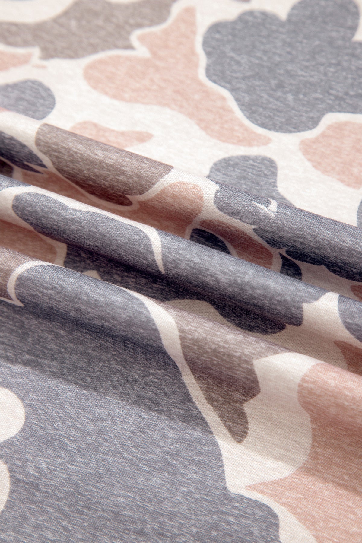 Multicolor Camouflage Print Long Sleeve Top Loose Two-Piece Pant Set — image 10