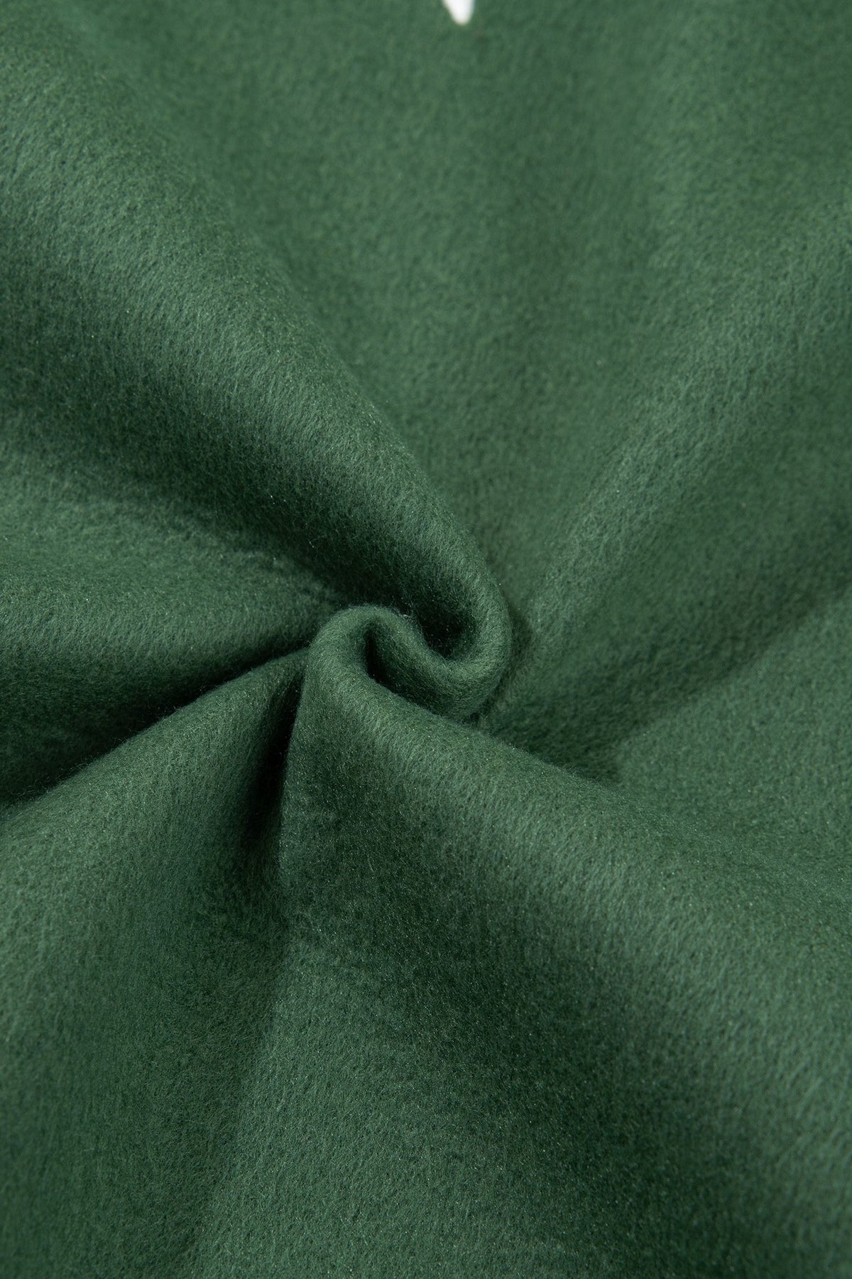 Blackish Green Striped Bow Graphic Oversized Sweatshirt — image 11