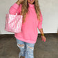 Spring Mock Neck Pocket Pullover — image 11