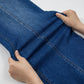 Sky Blue Tailored Seam Detail Womens Shift Jeans — image 11