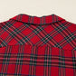 Red Plaid Contrast Patched Christmas Shirt & Short Pajama Set — image 11