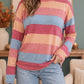 Sunny Stripes Long Sleeve Knit Top